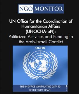 United Nations OCHA Report NGO Monitor